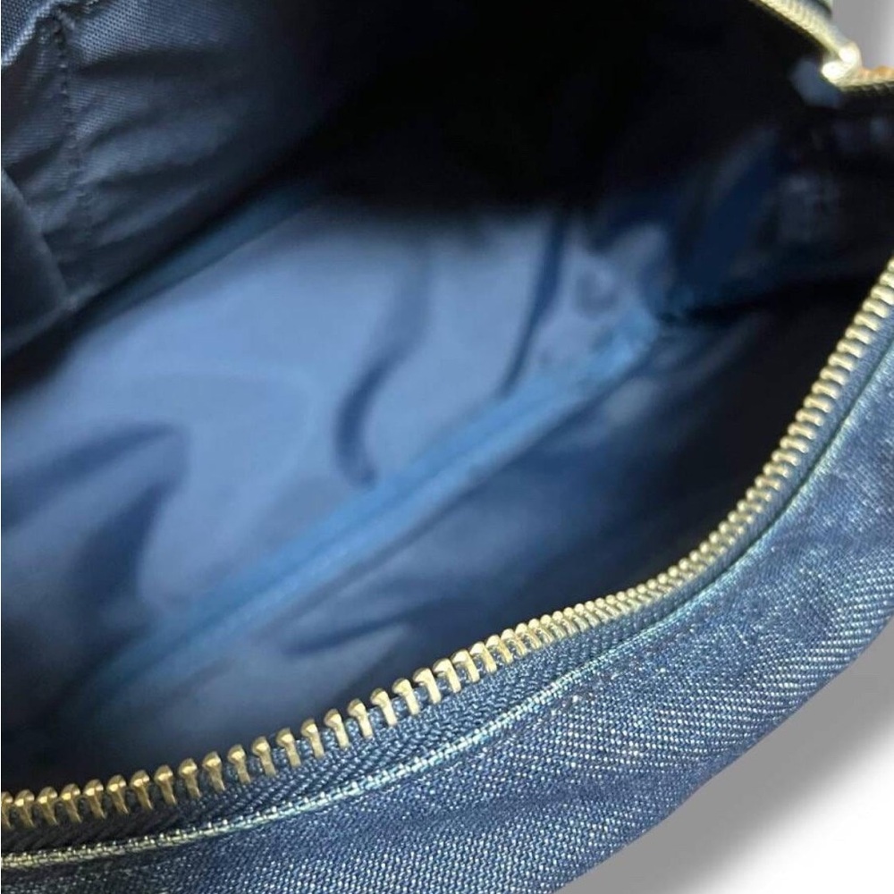 Authentic BURBERRY Blue Label Denim Messenger Bag Vintage - Picture 6 of 8